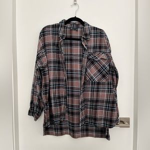 ASOS oversized flannel shirt